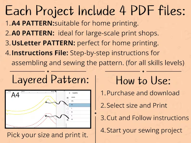 80+ Premium Sewing Patterns Bundle, Trending PDF Women & Men Clothing, Easy Dress Pattern, Corset Top & Skort DIY Fashion - Image 7