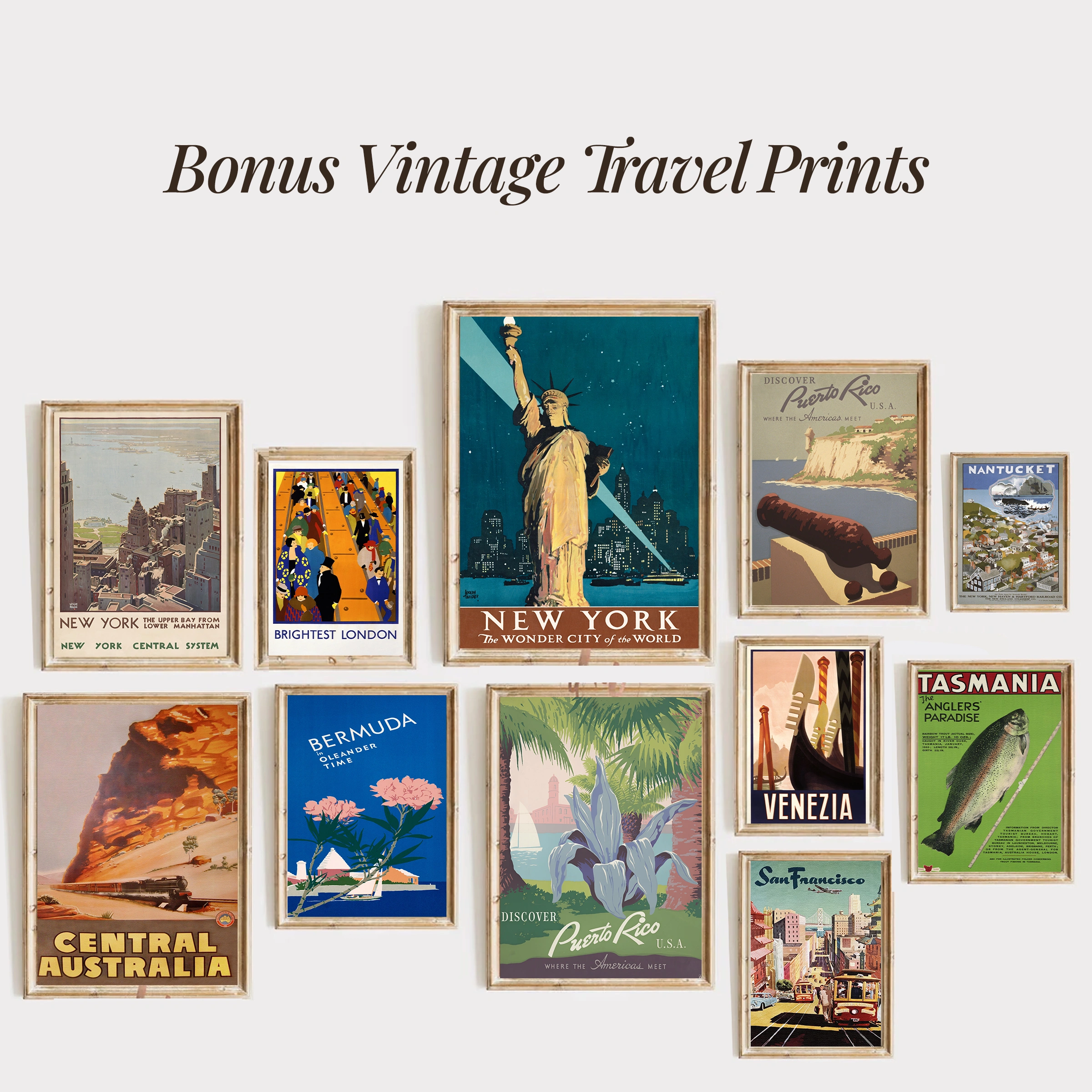 1450+ Mega Travel Wall Art Collection, Unique Travel Prints in 7 Different Art Styles, Aesthetic Gallery Wall Set PDF - Image 8