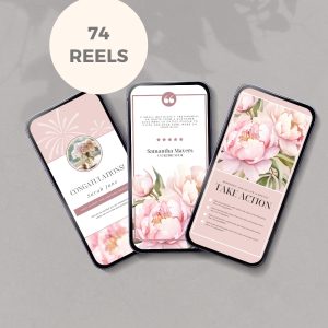 74 Faceless Reels Marketing Kit – Viral Canva Content Bundle