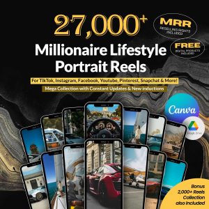 Millionaire Lifestyle Reels Bundle – Luxury Viral Content Pack