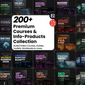 200+ Courses Bundle, Business Guides, Toolkits (Digital Download)
