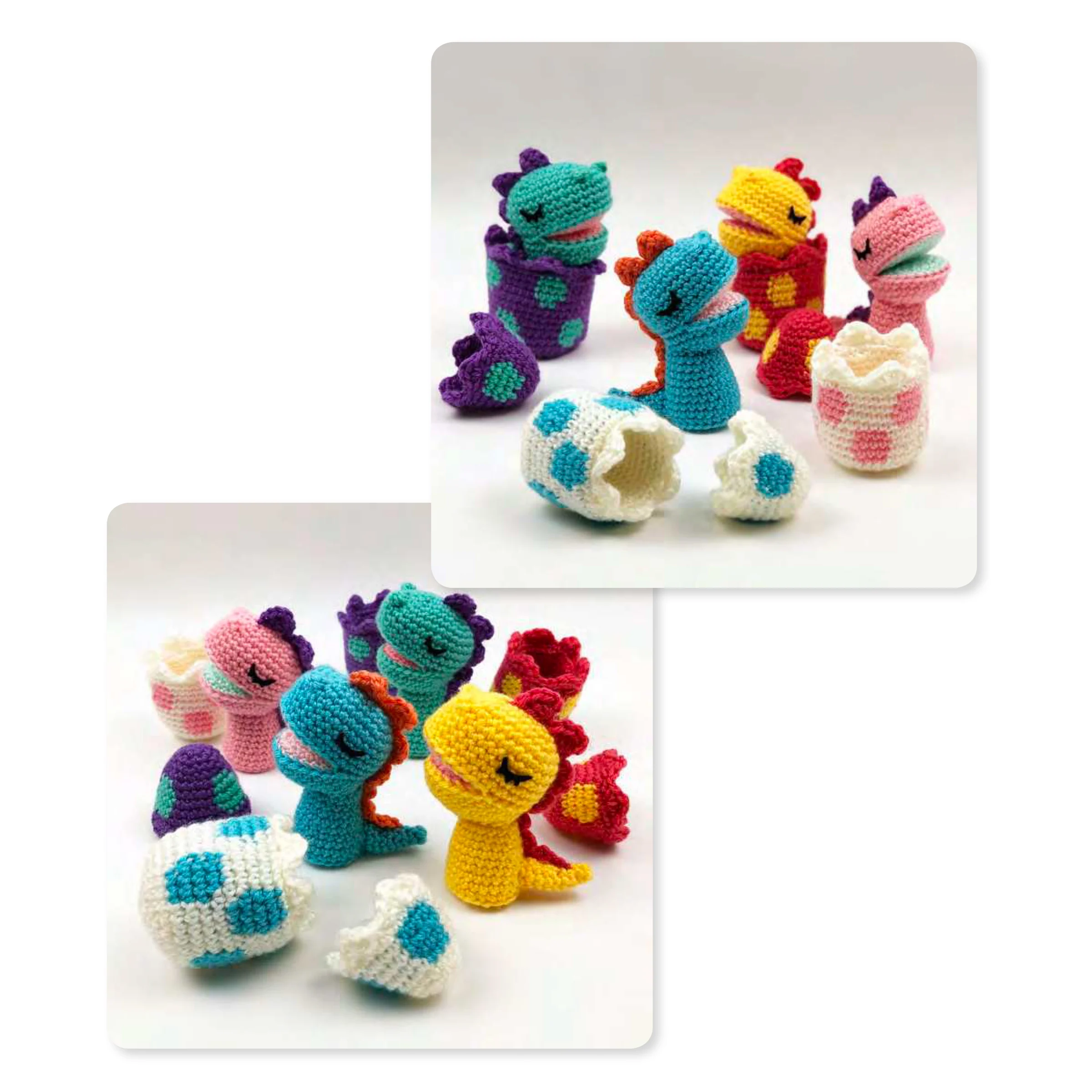 Amigurumi Baby Dinosaur Hatching Eggs - Image 3