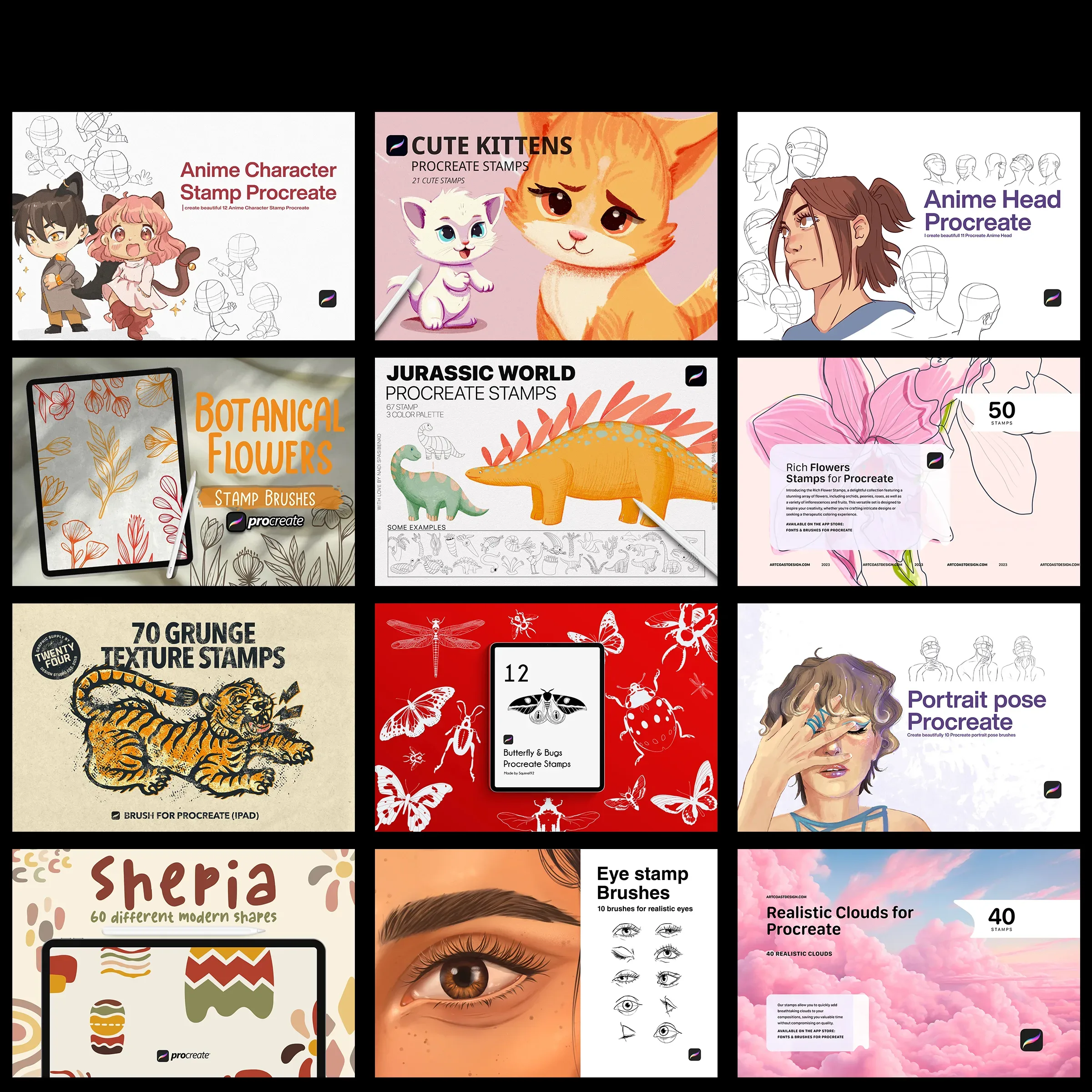 Procreate Brushes Bundle – Digital Art Collection - Image 4