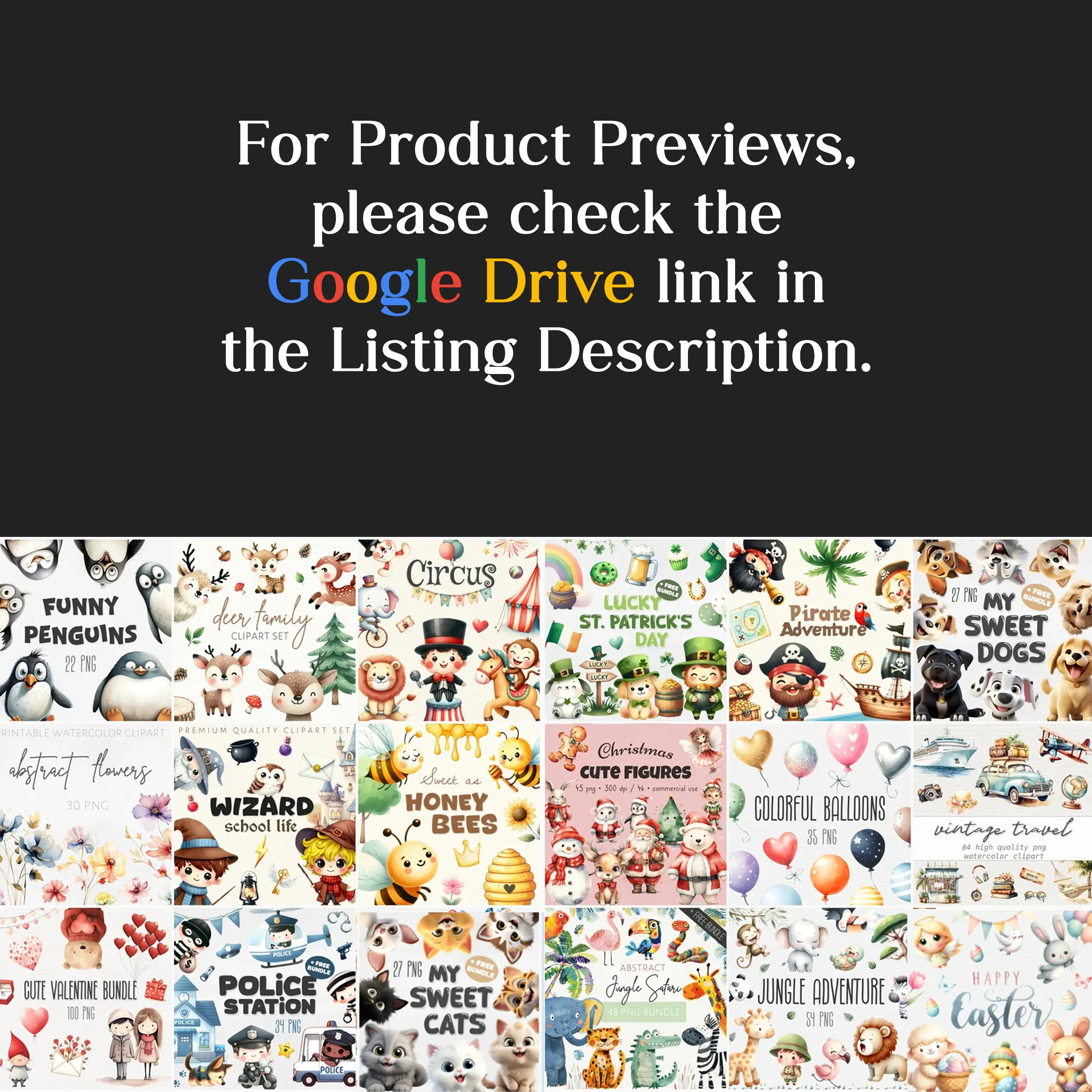 15,000+ Mega Clip Art Whole Shop Bundle | Ultimate Commercial Clip Art Bundle, Cricut Graphics & Printable Graphics Collection - Image 3