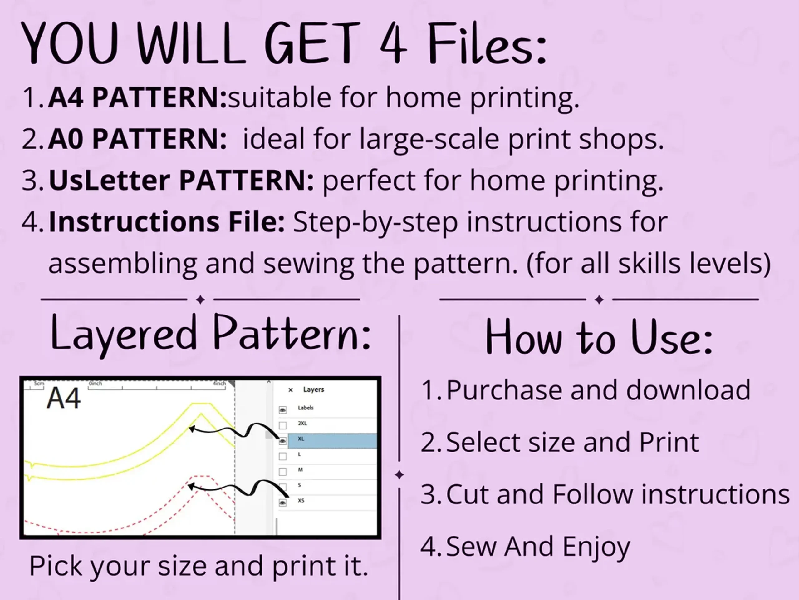 Top + Shorts Pyjama Set Sewing Pattern | Sleepwear Women's Elastic Wide Leg Shorts & Square Neck - Image 7