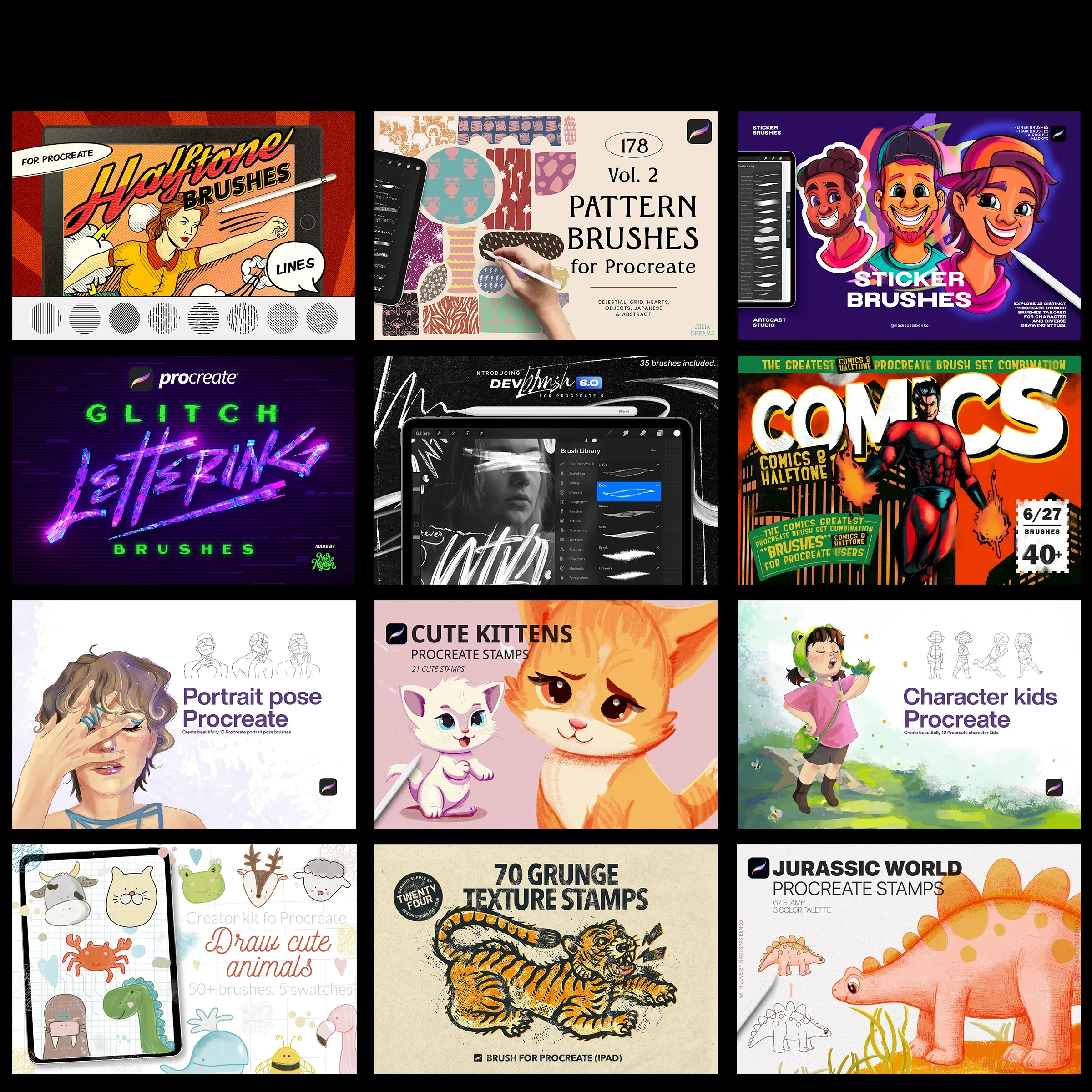 Procreate Brushes Bundle – Digital Art Collection - Image 5
