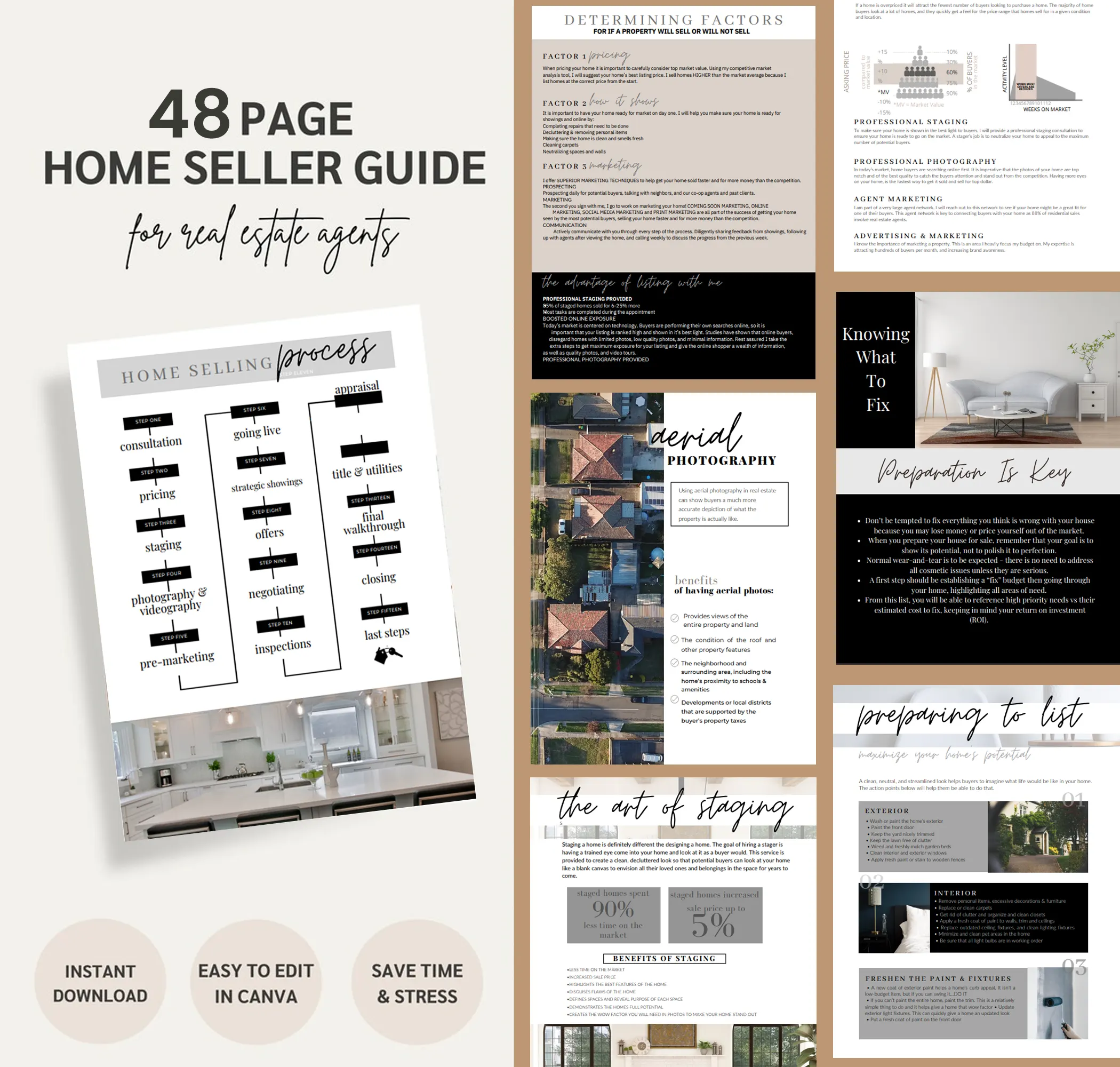 Real Estate Canva Template Bundle: Marketing & Social Media (Digital Download) - Image 8