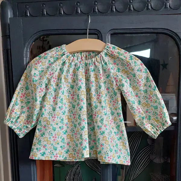 Balloon Sleeve Blouse Sewing Pattern: Baby and Toddler Sizes (PDF Pattern) - Image 5