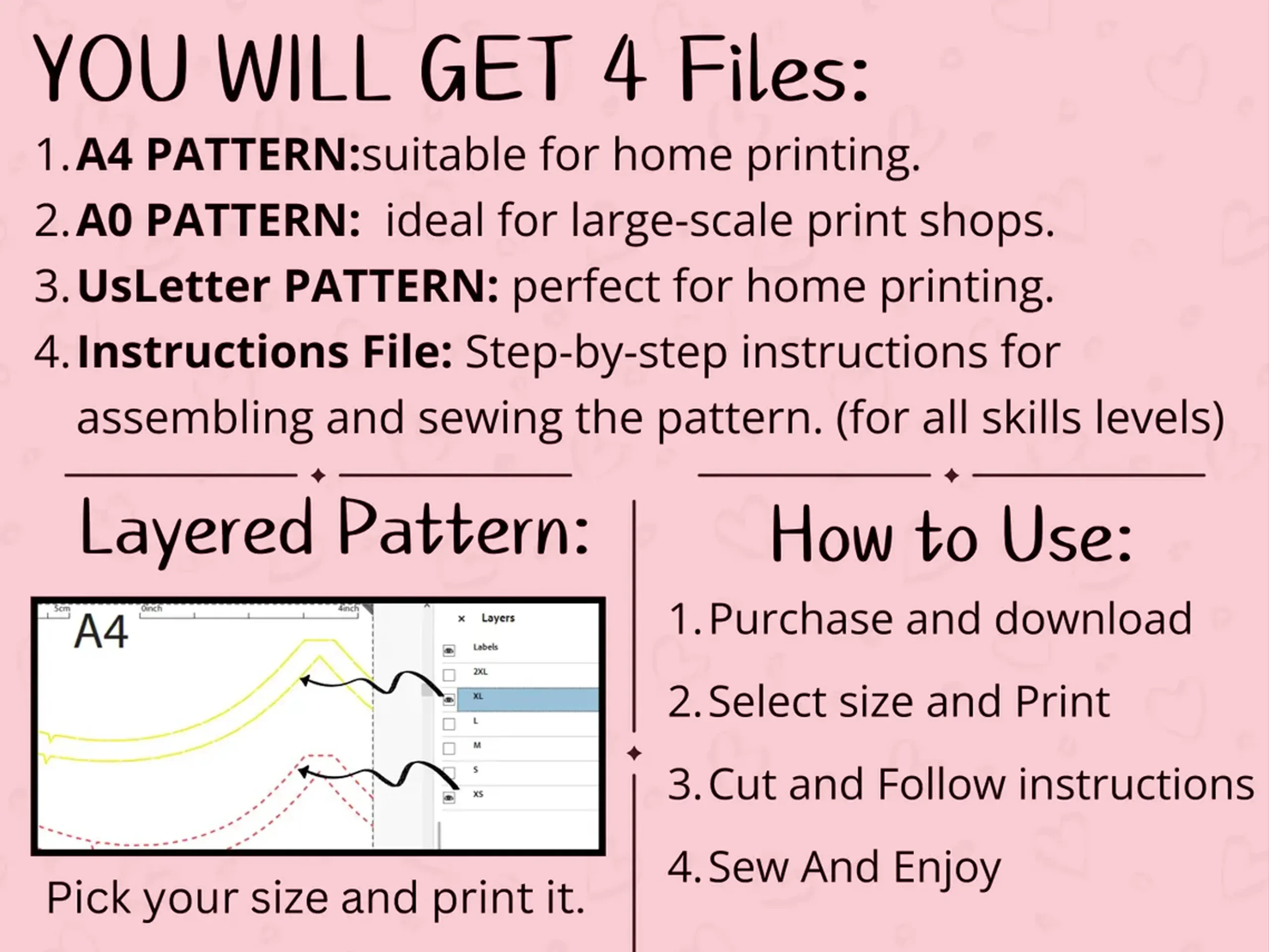 Easy Tie Maxi Skirt Sewing, Women's High Waisted Circle (PDF) - Image 5