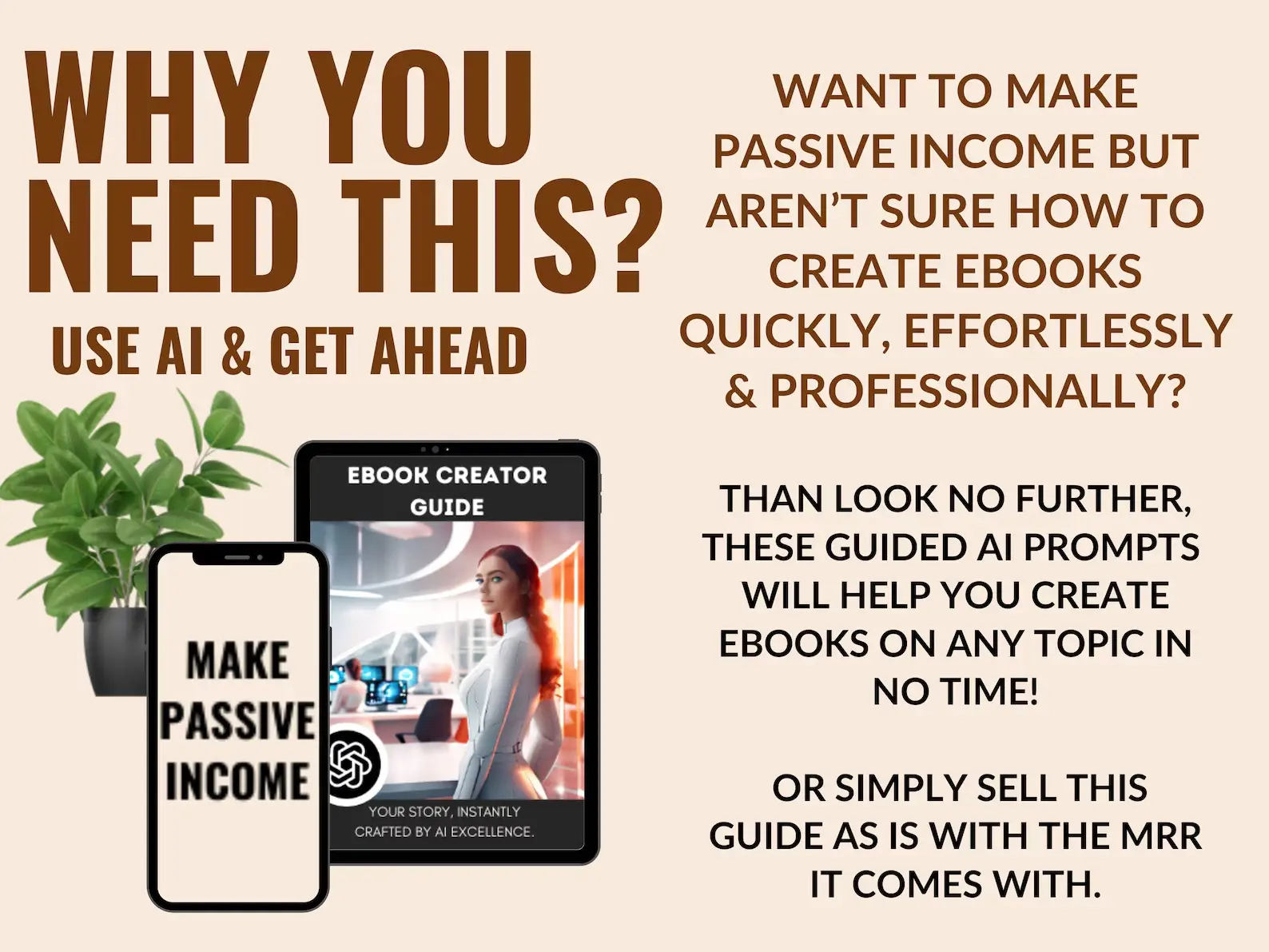 ChatGPT Ebook Creator Guide, 14 Easy Steps to AI Excellence, MRR & PLR Done-For-You Template, Beginner's Guide to ChatGPT Bonus - Image 6