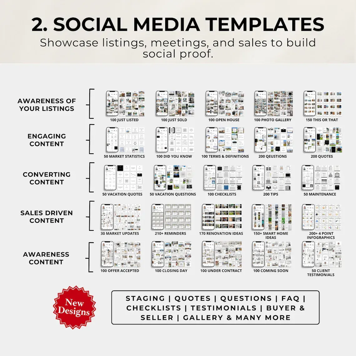 Real Estate Canva Template Bundle: Marketing & Social Media (Digital Download) - Image 3