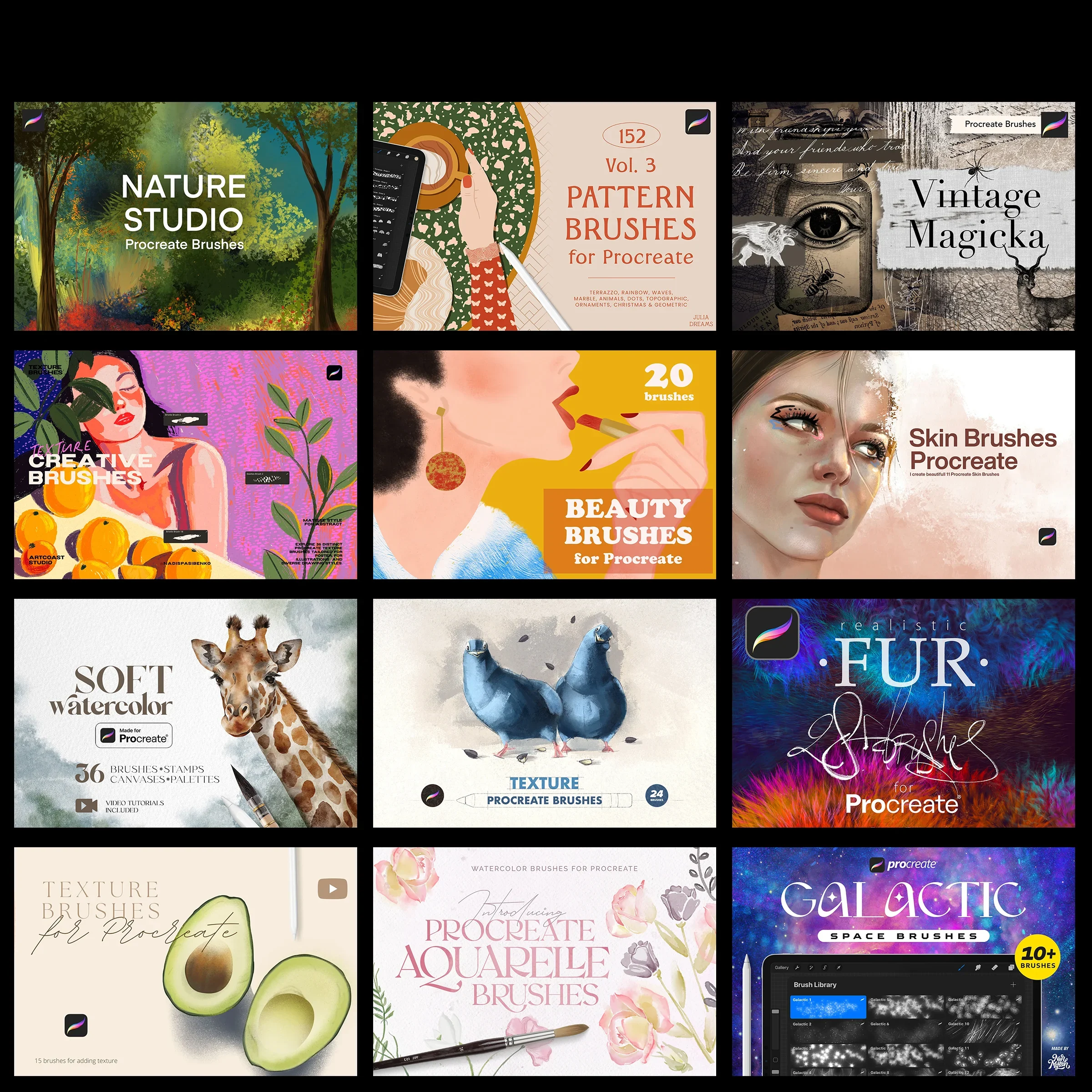Procreate Brushes Bundle – Digital Art Collection - Image 8