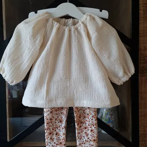 Balloon Sleeve Blouse Sewing Pattern: Baby and Toddler Sizes (PDF Pattern) - Image 8