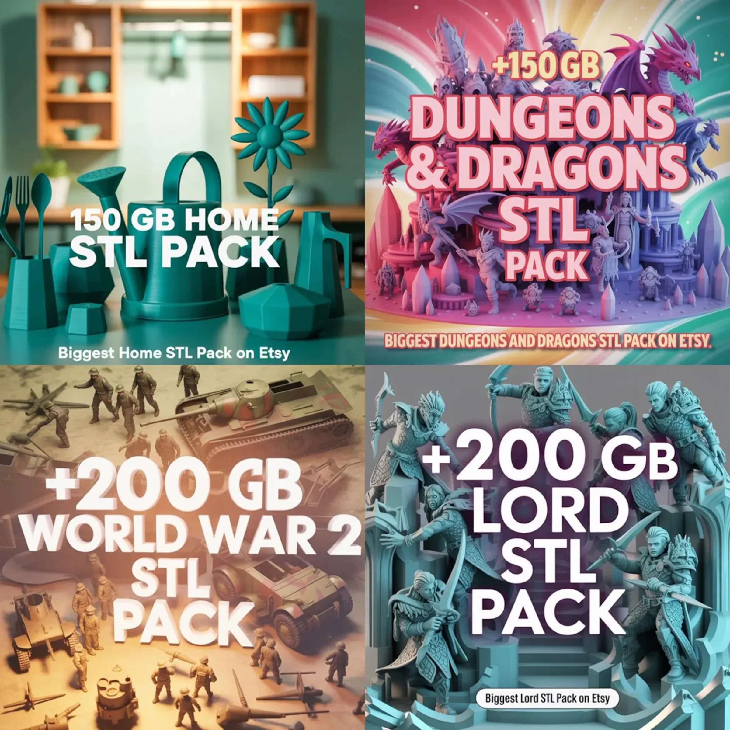 Ultimate 3D Print STL Files, 450,000+ Models, Allin one STL pack - Image 5