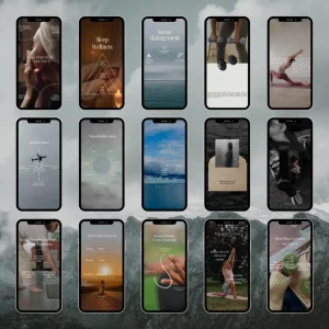 Ultimate PLR Wellness & Stress Management Reels, Editable Canva Template, Commercial Use Mental Health Instagram Reels TikTok Shorts, Self-Care Video Library DIY