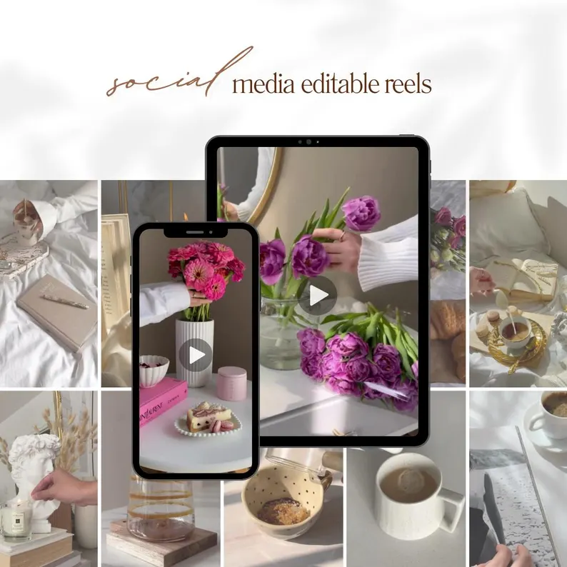 Ultimate PLR 350 Faceless Reels, Editable Canva Template, Commercial Use Instagram Reels TikTok Shorts, Aesthetic Master Resell Rights Video Library DIY - Image 4