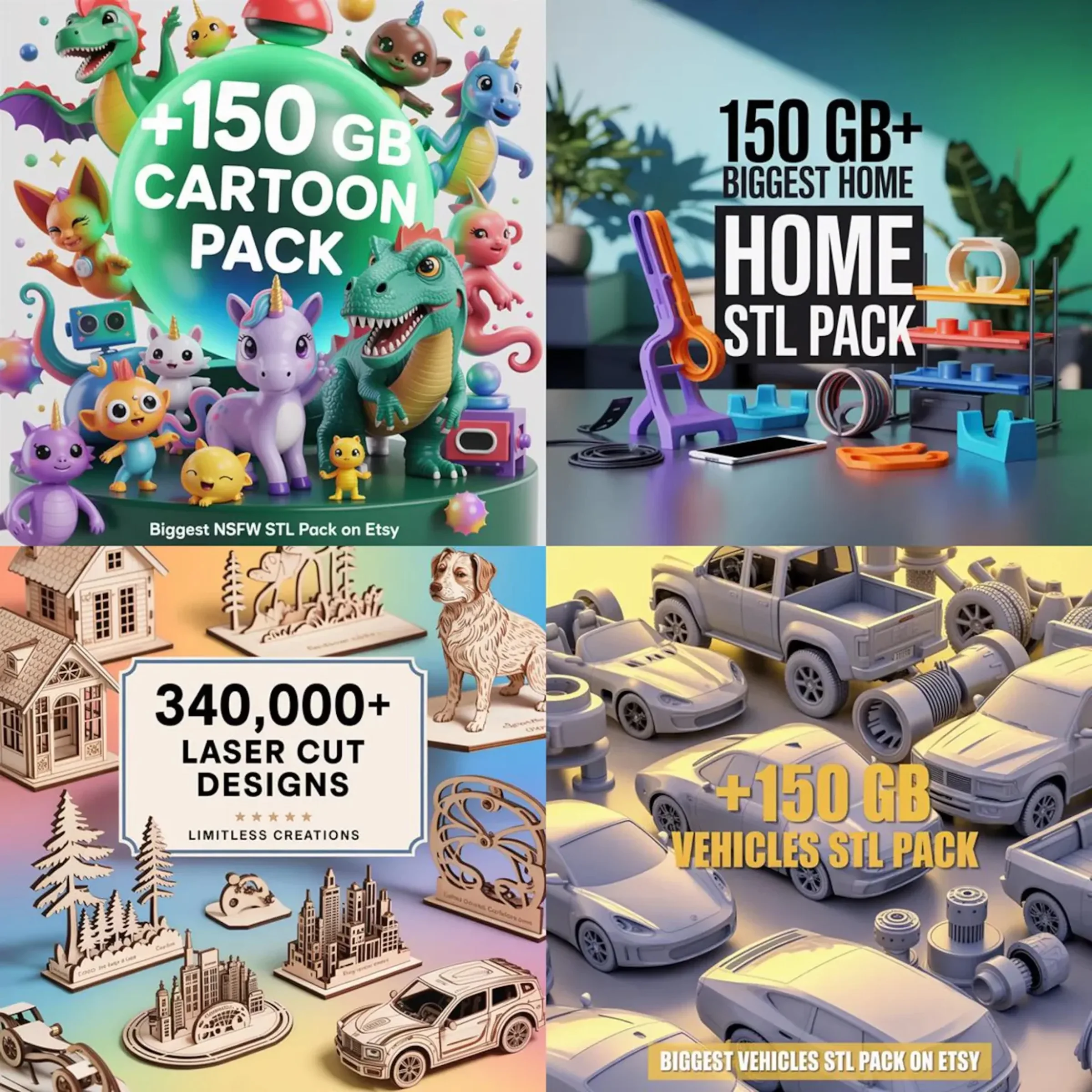 Ultimate 3D Print STL Files, 450,000+ Models, Allin one STL pack - Image 10