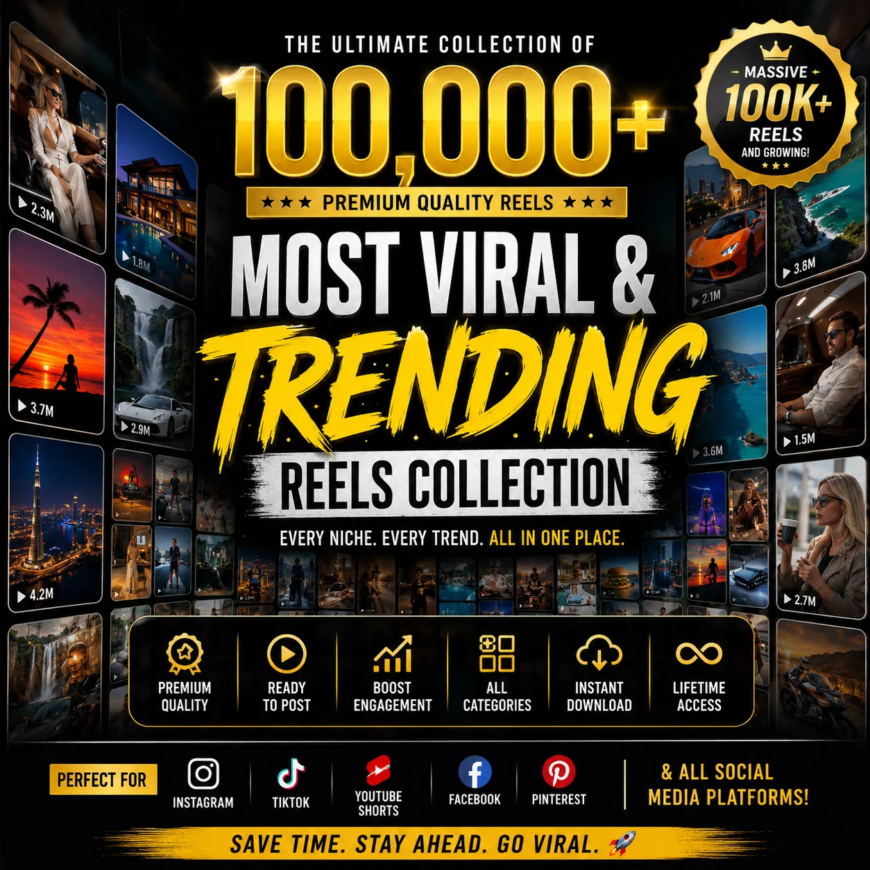 Ultimate 100,000+ Viral & Trending Reels Collection